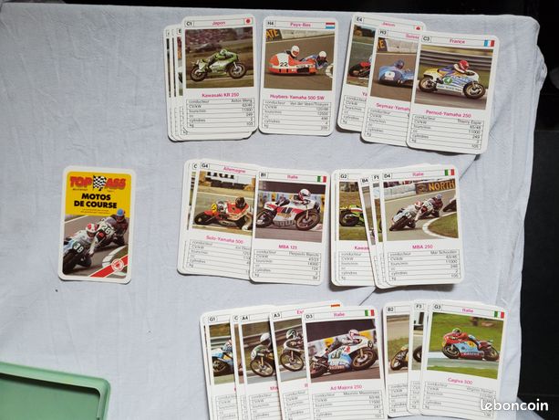 Jeu D’atout Rétro Cross-Country - Occasion Très Bon état, Jeu De Cartes Vintage
