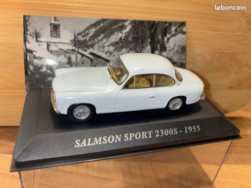 Maquette Miniature 1/43 - Salmson 2300 1955 Sport Bleu Vert - PM