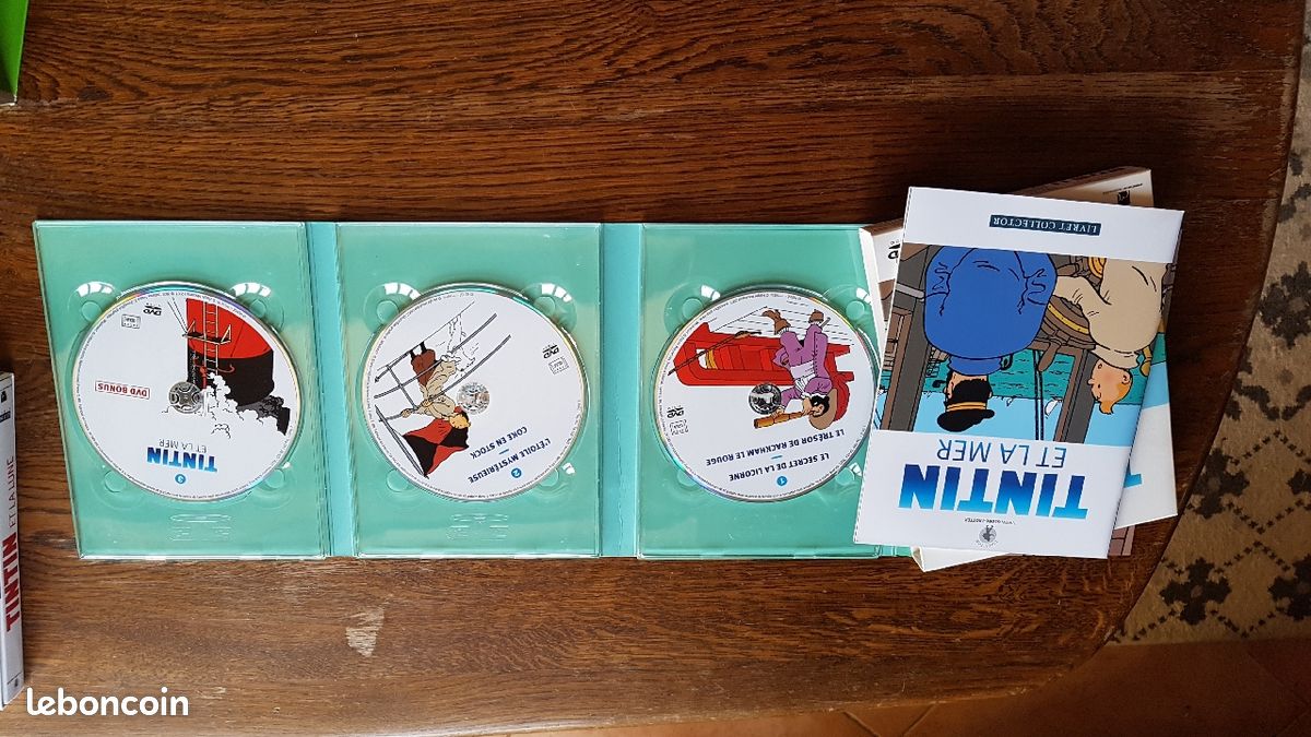 Coffret de collection Tintin 3 thèmes 9 DVD +3 Livrets (image 6)