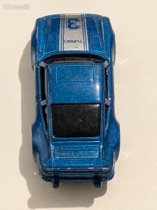 Voiture miniature Maisto, Porche 911 Turbo bleu (image 2)