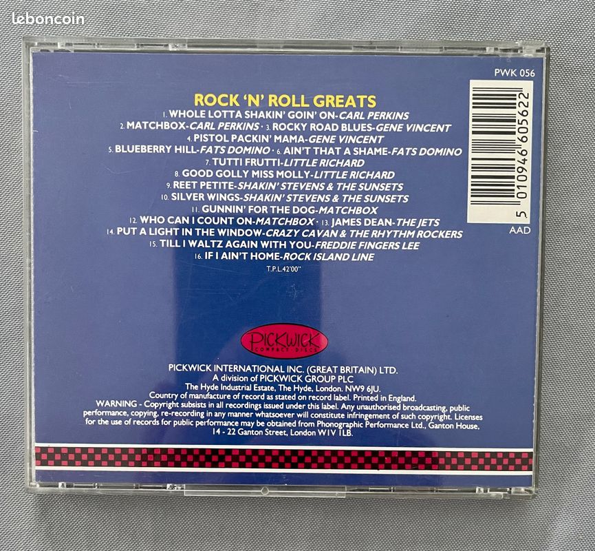 Rock ' n ' roll Greats - Matchbox - The Jets - Crazy Cavan - Fats Domino - Carl Perkins - Gene Vincent - Little Richard - Shakin Stevens - The Sunsets (image 2)