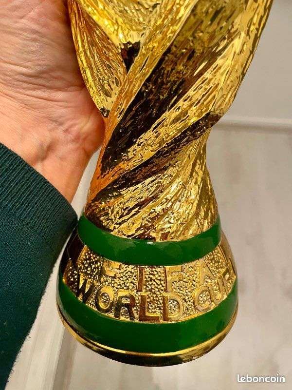 RÉPLIQUE COUPE DU monde 36 cm 1.2 Kg, world cup replica 36 cm 1,5 Kg , trophée EUR 110,00