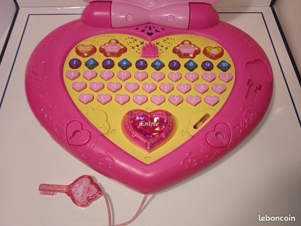 Ordinateur portable coeur de princesse apprentissage magique VTech