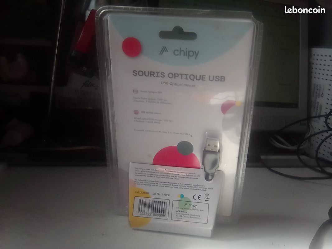 Souris optique USB chipy (image 2)