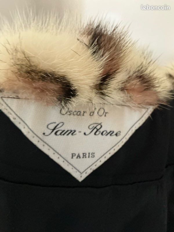 Manteau déperlant col fourrure vison Vêtements