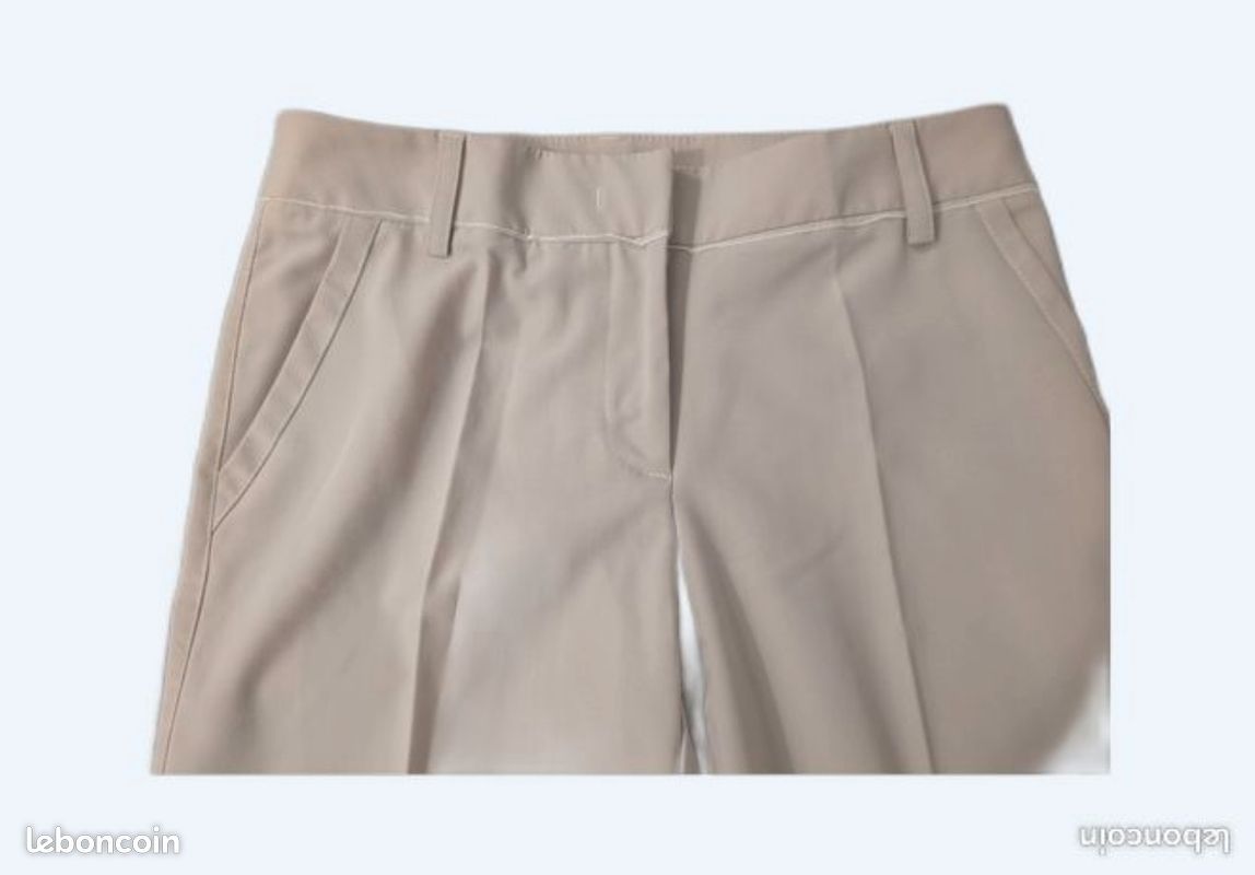 Pantalon Beige Sandro Vêtements