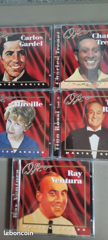 Lot de 5 cd collection Master séries Rouge et Or (image 1)