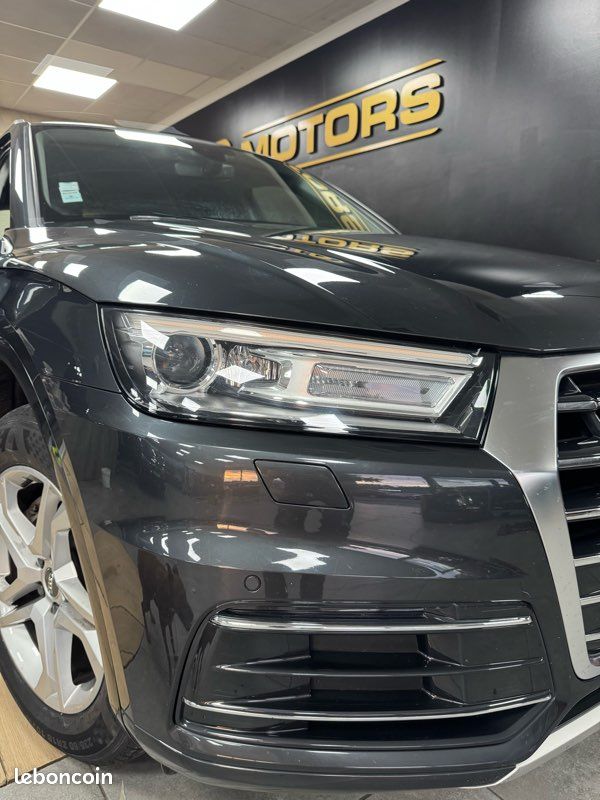 1°Main Garantie 12 mois Audi Q5 II 2.0 TDI 163 ch Design quattro S tronic 7 / Écran multimédia / GPS / Keyless / Hayon électrique / Radar avant et arrière / Xénon / CarPlay* Full suivi Audi Origine🇫🇷 (image 8)