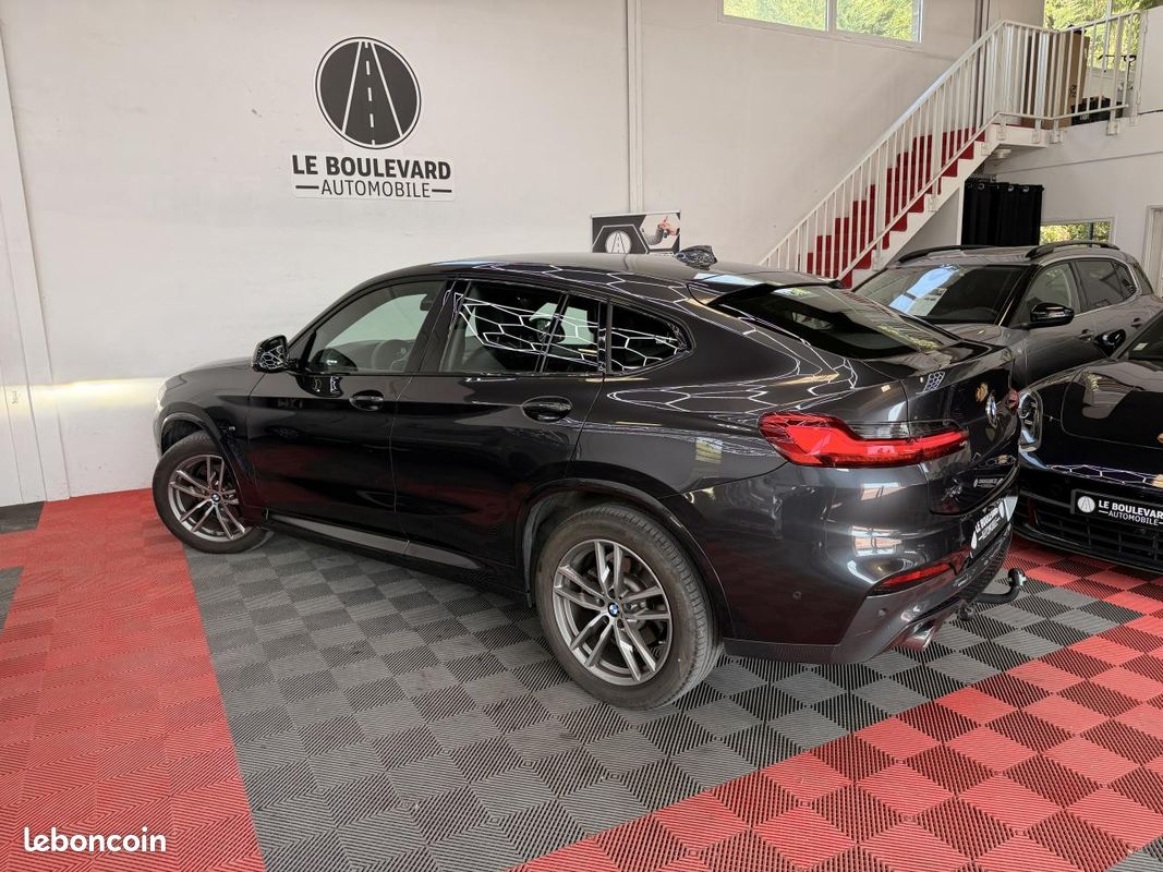 BMW X4 (523 euros/mois) M Sport xDrive 20d 190CV G02 ATTELAGE SIEGES CHAUFFANTS (image 10)