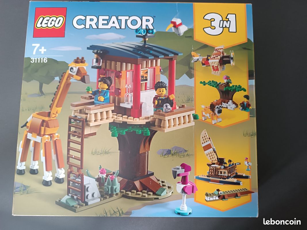 Lego creator 31116 (3 in 1 la cabane dans l’arbre du safari) (image 1)