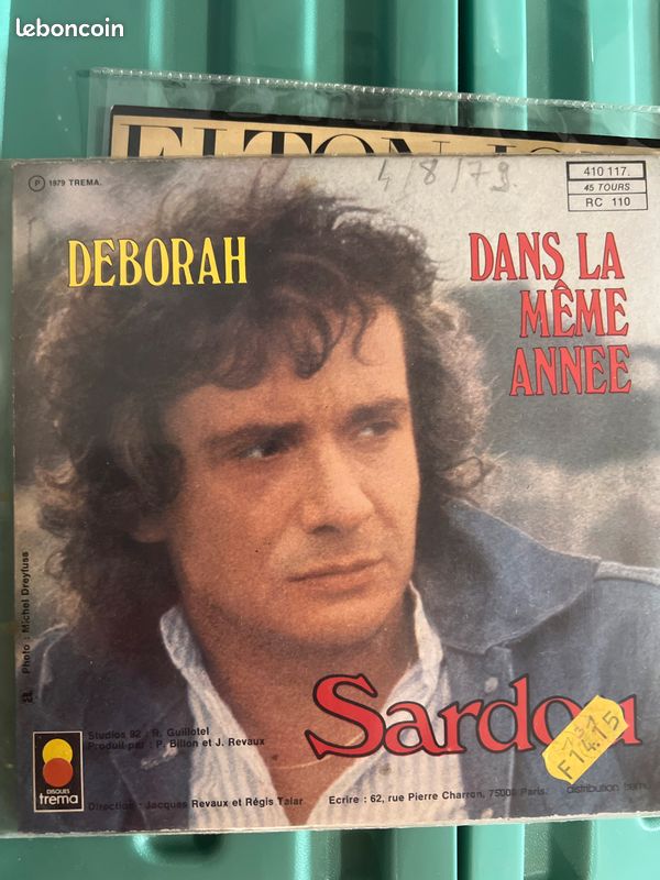 Vinyles Michel sardou 45T (image 4)