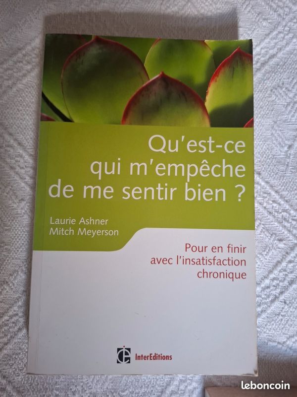 Livre de développement personnel : " Qu'est-ce qui m'empêche de me sentir bien ? (image 2)