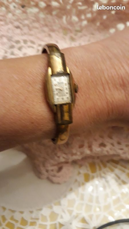Montre Mécanique Femme Vintage Camos 15 Rubis - À Réparer - Occasion