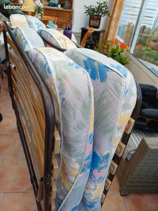 Lit d'appoint pliable + matelas 120 (image 3)