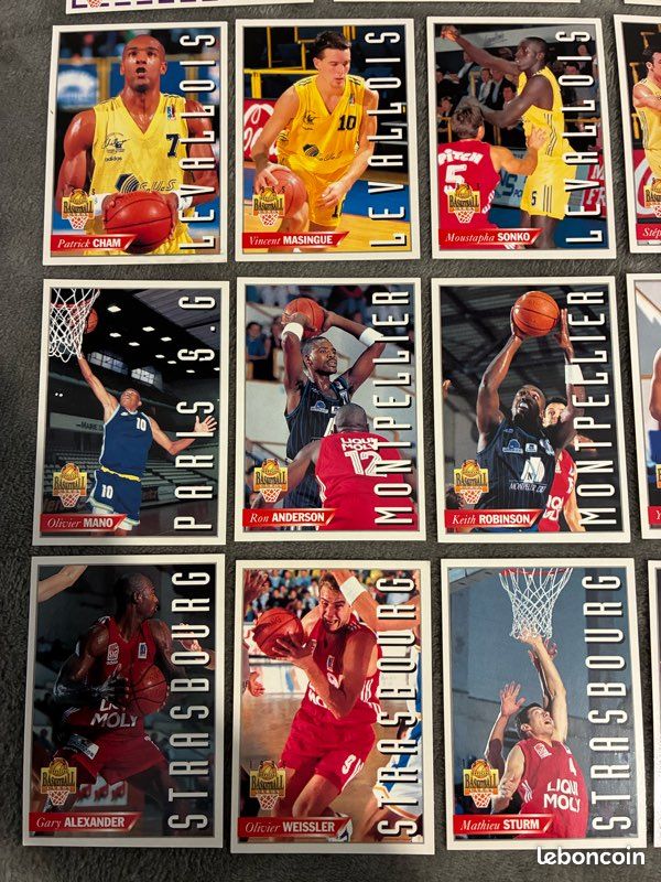 Carte Basket PANINI LNB 1995 - Frédéric Forte (Limoges) - Autographe Dédicacé