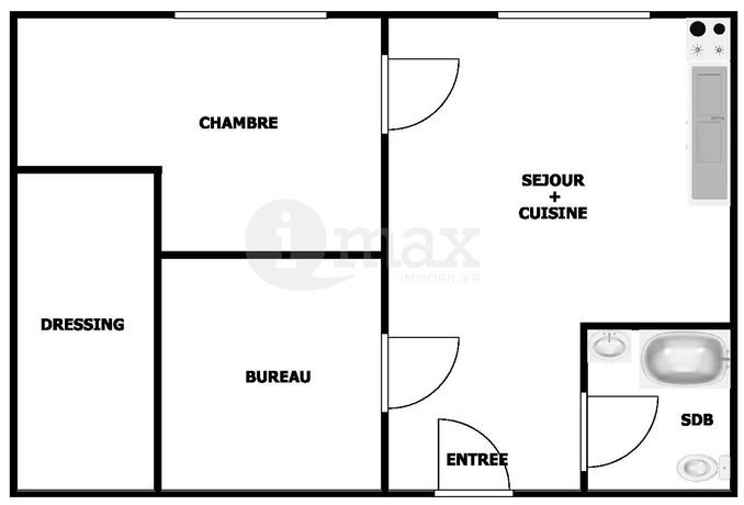 Appartement a louer clichy - 3 pièce(s) - 41 m2 - Surfyn