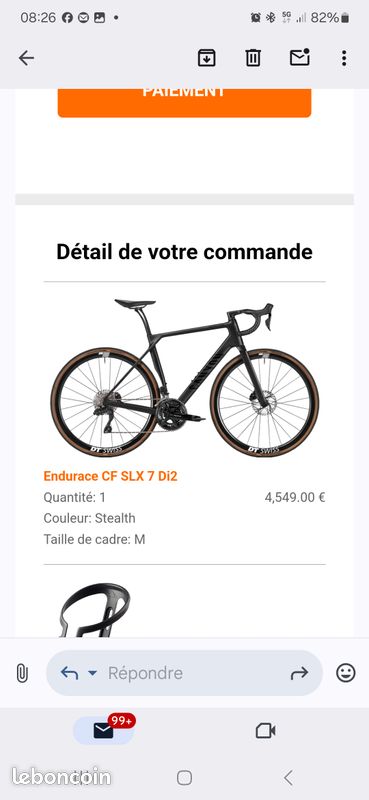 Vente Vélo Canyon endurace (image 4)