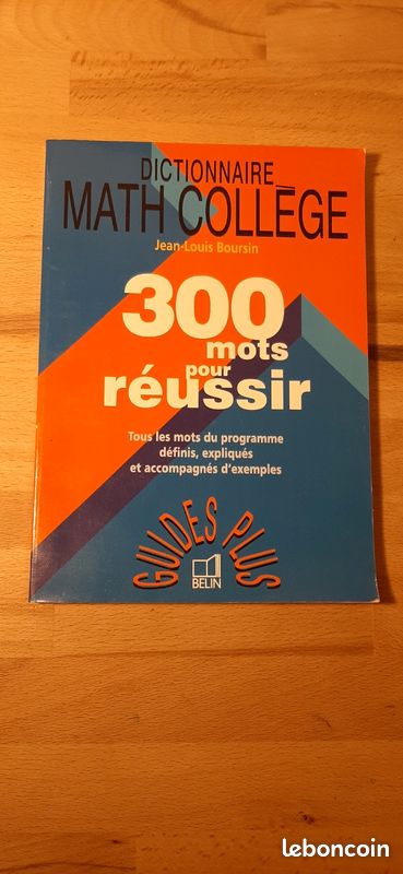 Dictionnaire Math Collège - Jean-Louis Boursin (image 2)