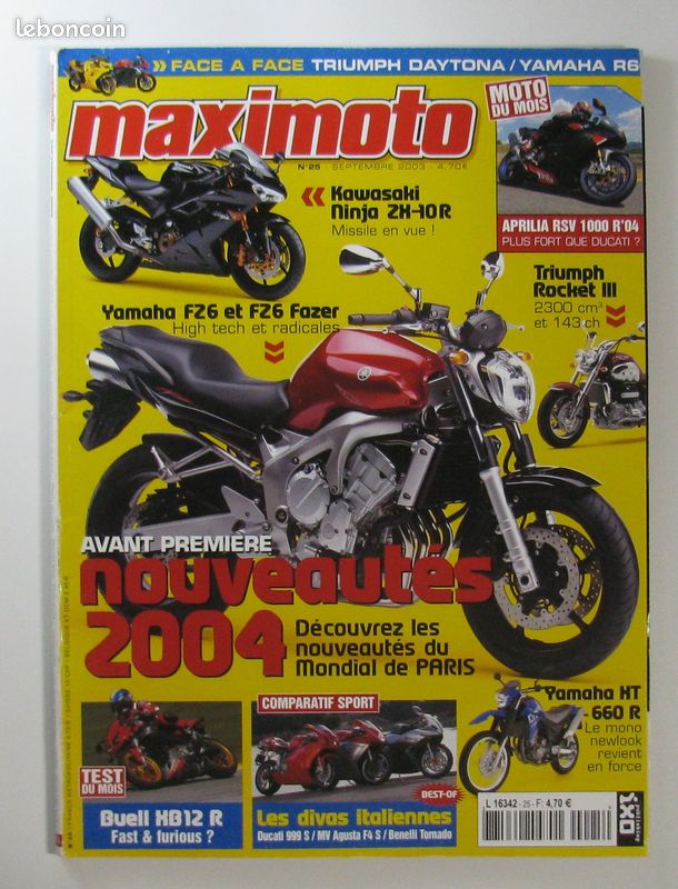 Maximoto n°25 - Septembre 2003 (image 1)