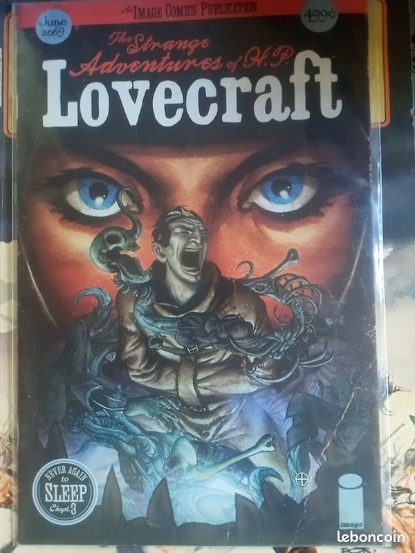 Lovecraft, the strange adventures of H.P. Lovecraft, l'appel de Cthulhu, volume 3, 4, Image comics, V.O (image 1)