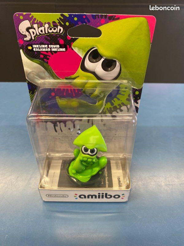 Amiibo Splatoon – Calamar Inkling Vert – Nintendo – Occasion