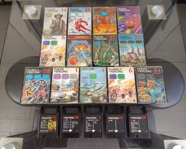 Lot De 12 Jeux Philips Videopac G7000 – Dont Stars! – Très Bon état