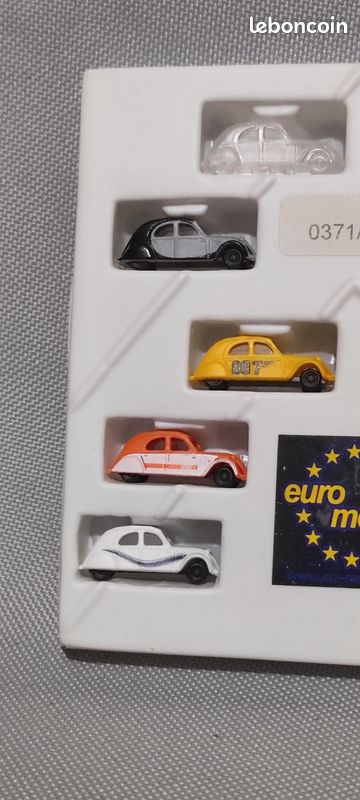 N 1/160 2cv Set 10 x Citroën 2CV ENTE 2005 Série spéciale World Meeting IMU Euro modèle 1:160 (image 4)