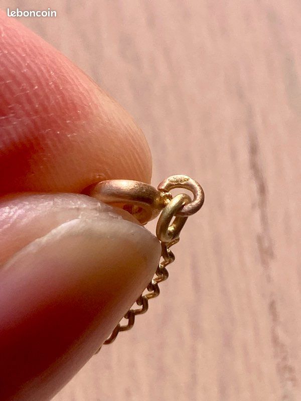 Chaîne en or jaune 18k (750/1000) — Maille gourmette — 3,41 g (image 5)