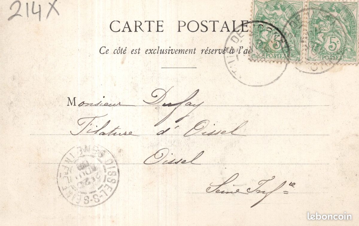 214P104 - Département du CALVADOS - LOT de CARTES POSTALES ANCIENNES CPA de PONT D'OUILLY (réf.214 P 104) (image 2)