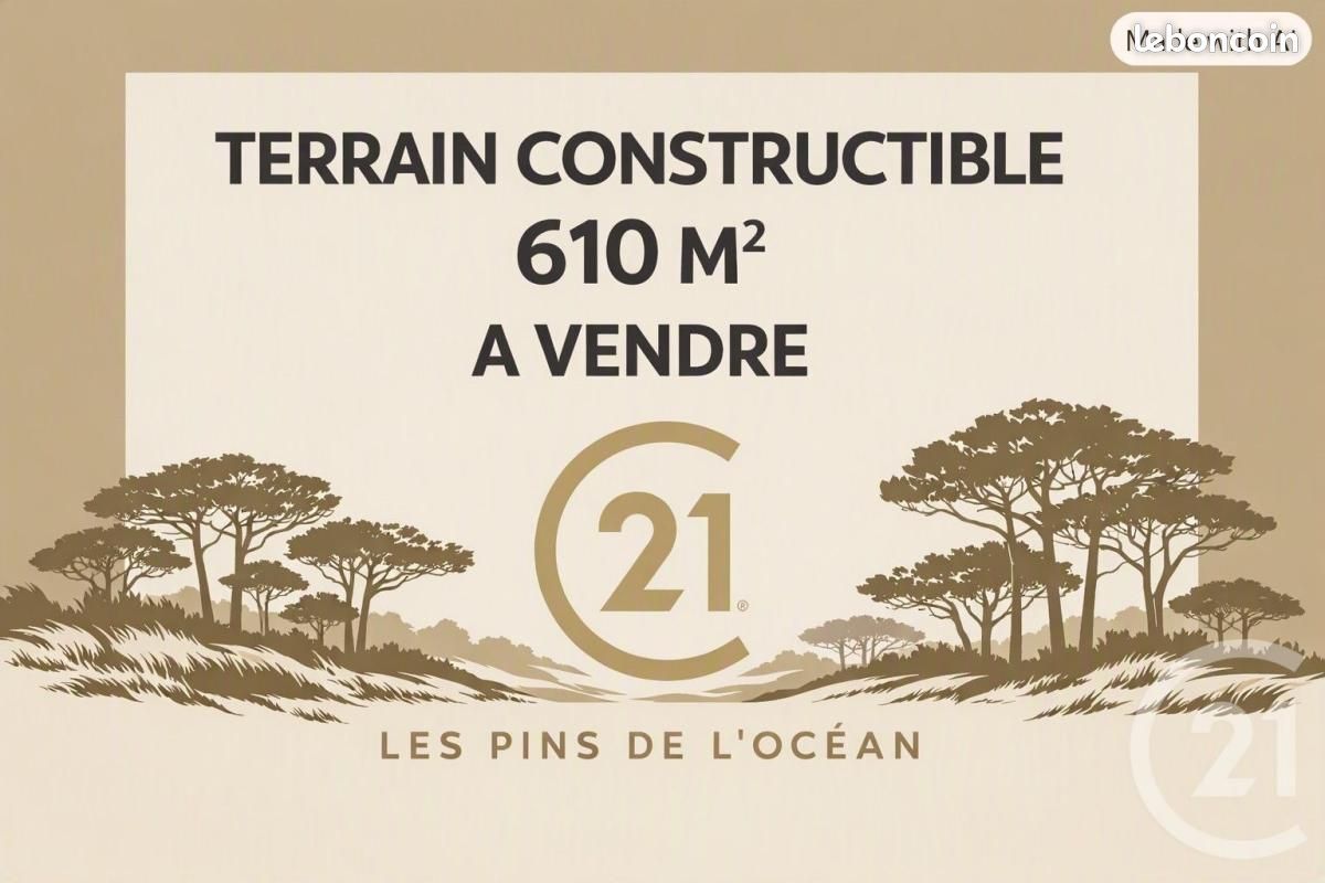 Terrain 610 m² Vendays Montalivet · à Vendays-Montalivet · 77 000 €