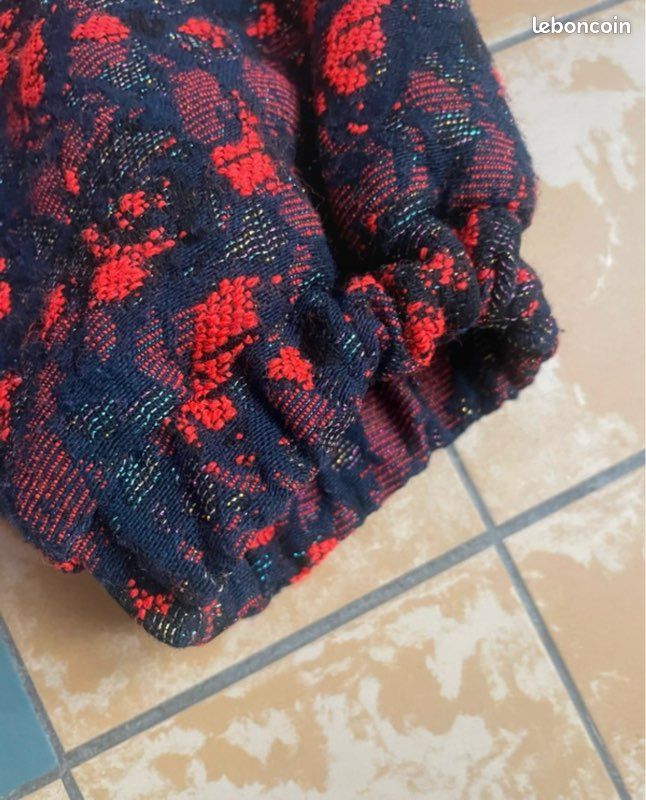 Blouson Bomber Imprimé Caroll - Multicolore Floral - Taille 40 - Occasion Très Bon État