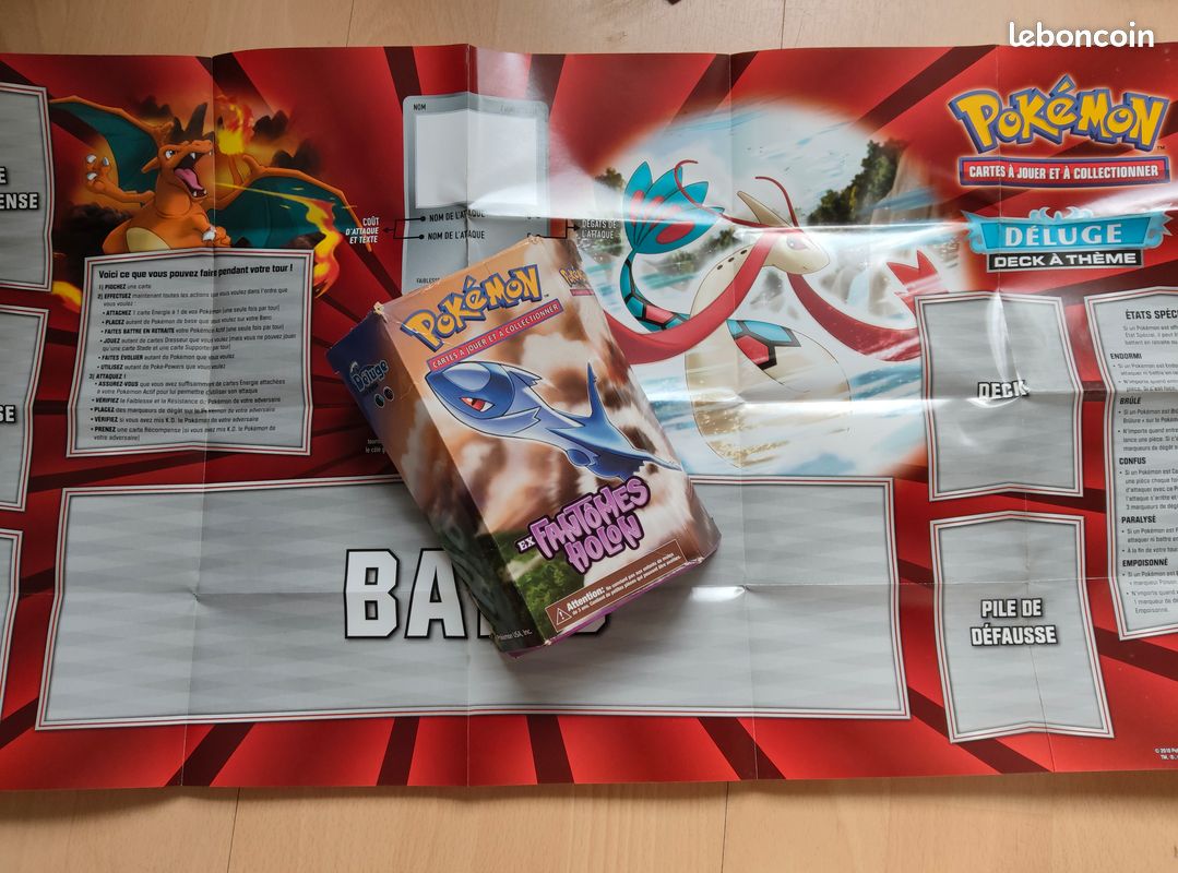 Bote Pokmon VIDE deck Bloc Ex Fantmes Holon vintage - Collection