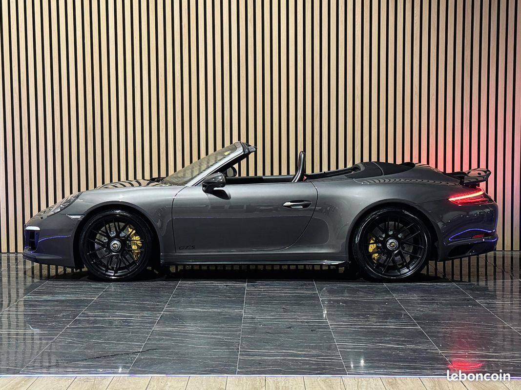 PORSCHE 911 CABRIOLET 991 (2) CARRERA 4 GTS Cabriolet 3.0 450 PDK 56KE D\'OPTIONS IMMAT FRANCE SUIVI PORSCHE (image 11)