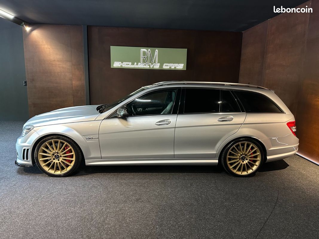 Mercedes CLASSE C BREAK 63 AMG 6.2 V8 457ch 7G-Tronic Historique Complet (image 3)