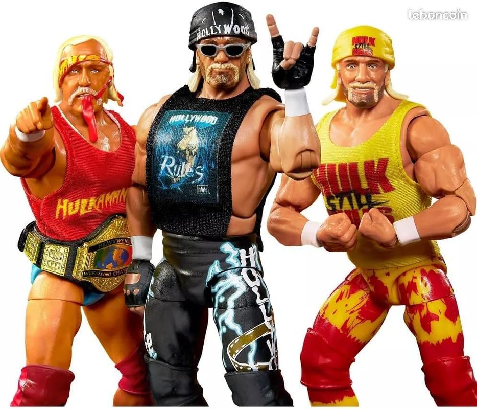 Cm Punk WWE Figurine Articulée WrestleMania Hulk Hogan De La Collection