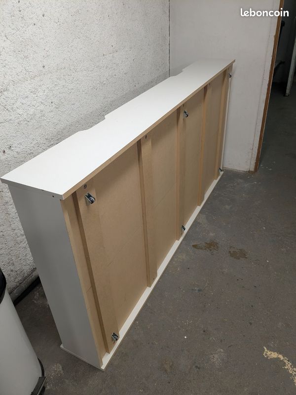 Lit 90x190cm en bois blanc (image 2)