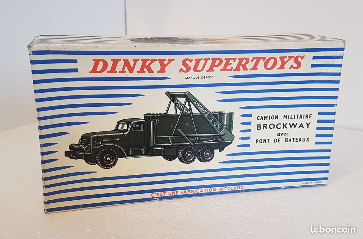 RARE DINKY TOYS No. 322, herse à disque, étiquette de prix d'origine 2