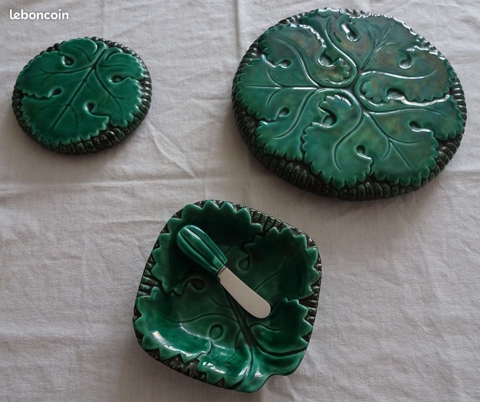 Dessous de plat céramique verte (image 2)