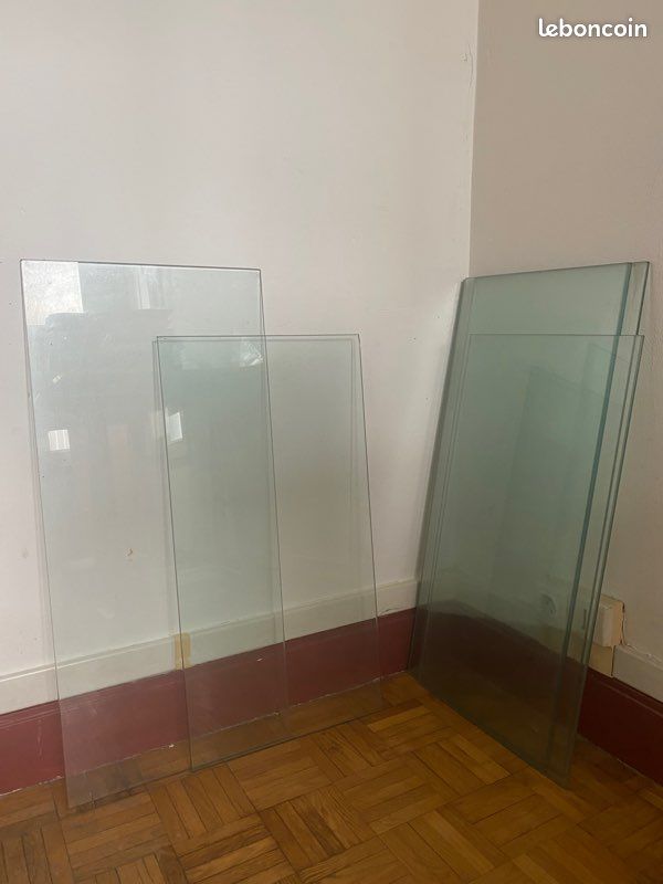 Plaques de verre épaisseur 5mm pour étagère (image 1)