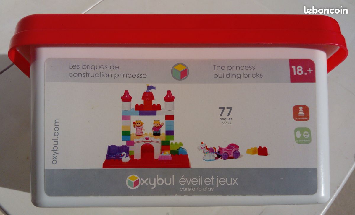 Jeu de construction de briques Château et Princesse marque Oxubul (image 4)