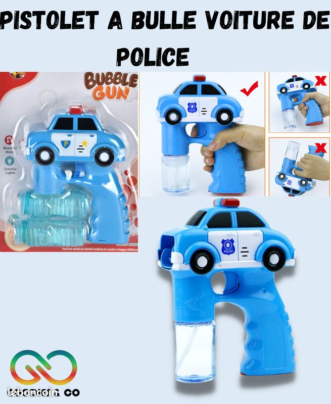 Pistolet a bulle voiture de police (image 1)
