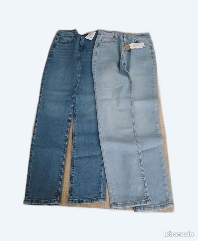 Lot De 12 Jeans De Marque Le Temps Des Cerises Neufs Avec étiquettes - Taille 9-10 Ans, Skinny, Fille