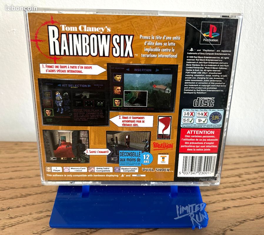 Tom Clancy's Rainbow Six (PS1) (Gebraucht) in Herisau für CHF 7 – mit