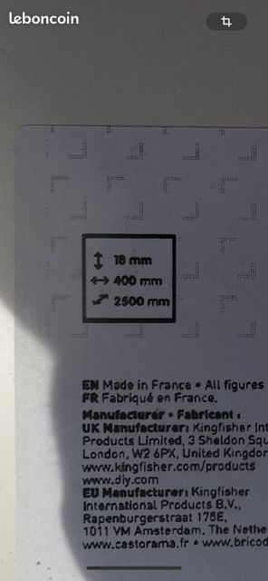 Planche mélaminée x3 (image 2)