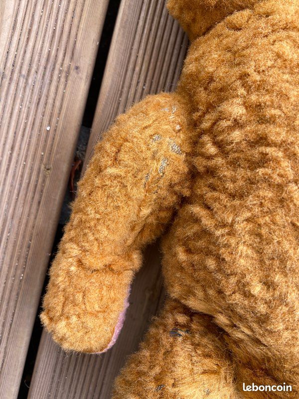 Ours ancien français en peluche des années 50-60