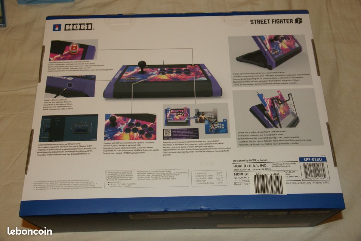 HORI ARCADE STICK street fighter 6 NEUF ps4-ps5 (image 2)