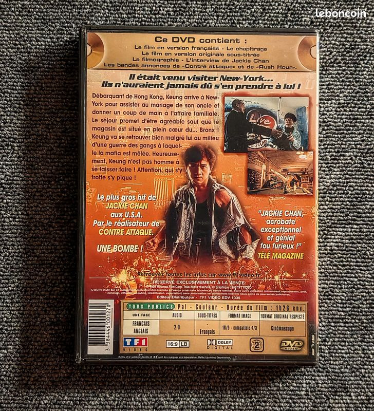 Jackie chan dans le bronx - dvd tres bon etat (image 2)