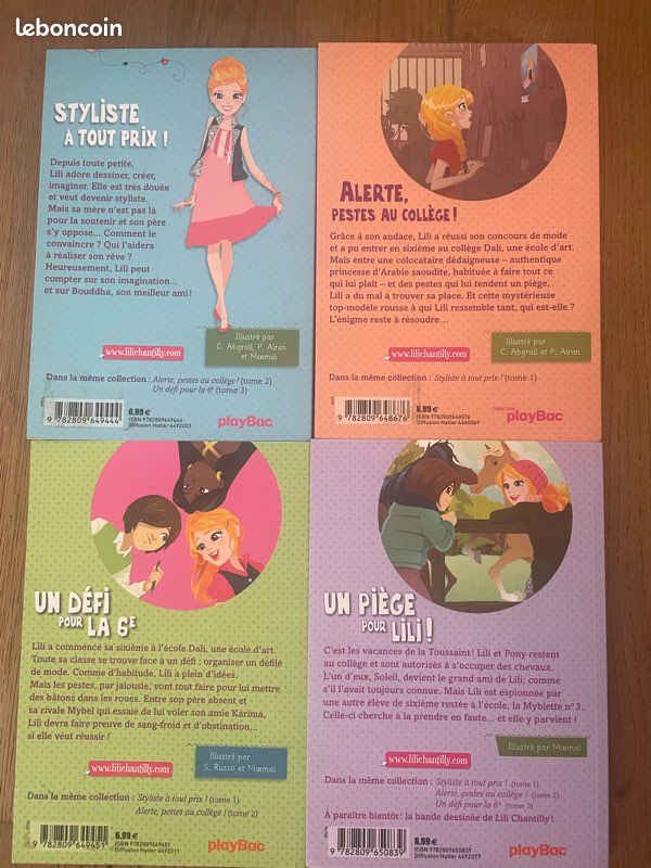 Livres Lili Chantilly, tomes 1,2,3,4 (image 2)