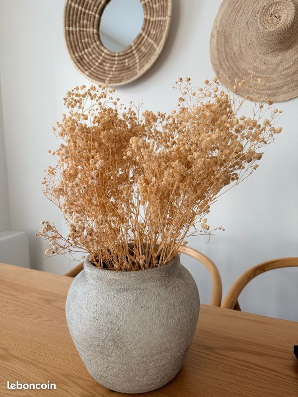 Sublime vase avec fleurs séchées (image 2)