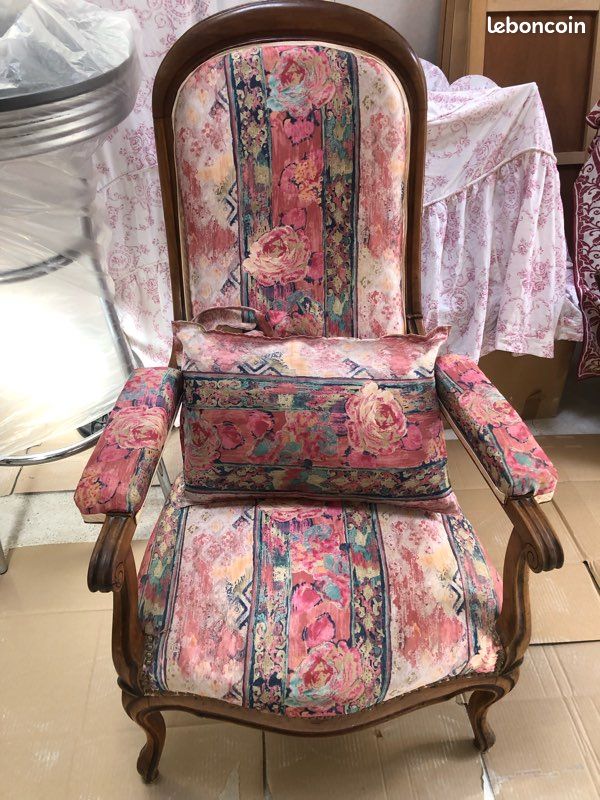 Fauteuil Voltaire de style Louis-Philippe (image 3)